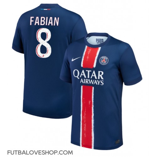 Dres Paris Saint-Germain Fabian Ruiz #8 Domáci 2024-25 Krátky Rukáv